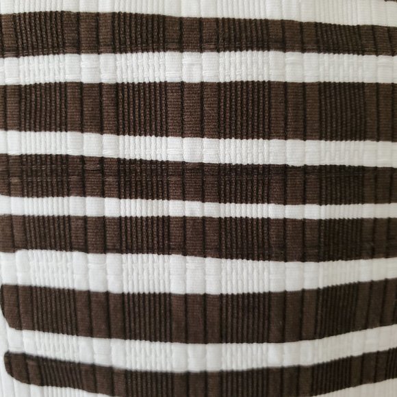 Ann Taylor Tribal Mudcloth Print Textured Mini Skirt | NWOT | 00P | Brown White - Picture 9 of 14